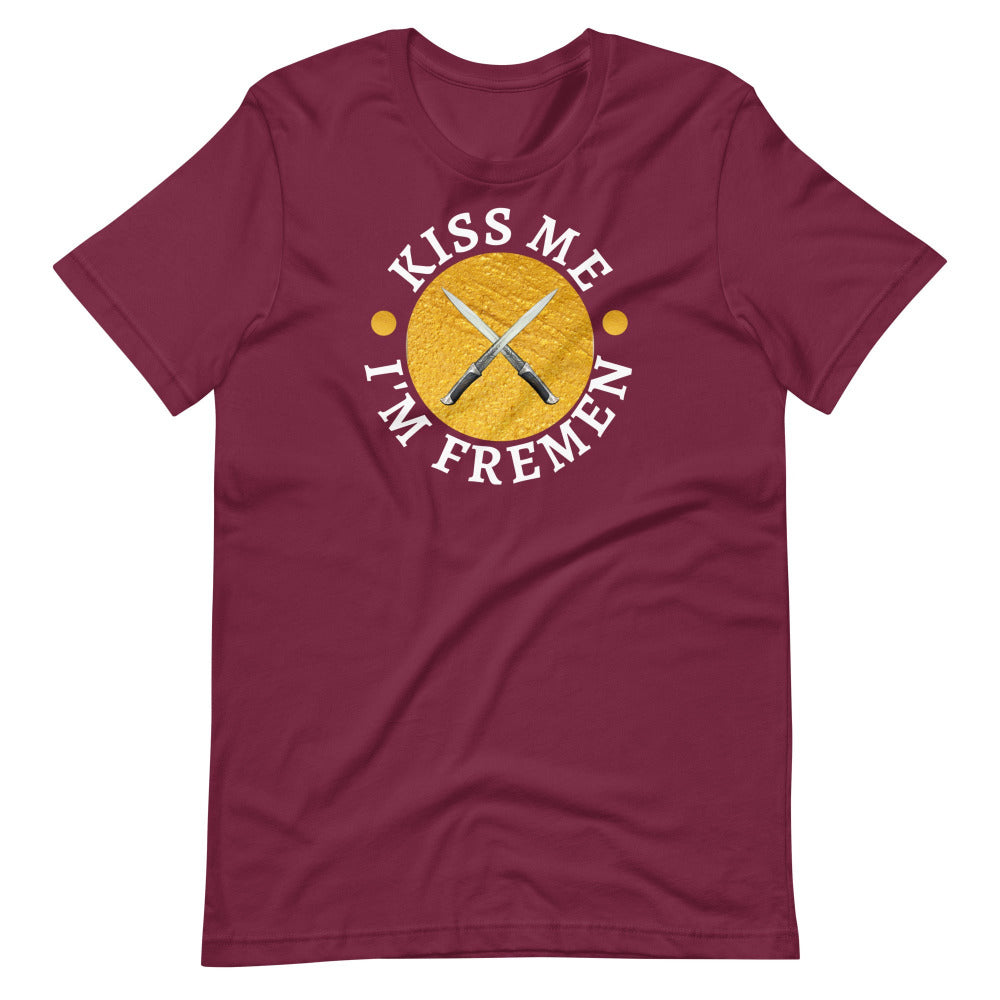 Dune Kiss Me Im Fremen TShirt - Maroon Color - https://ascensionemporium.net